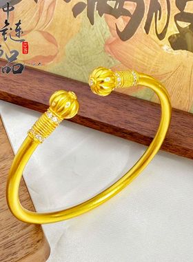 老古法凤祥金店同款高保色沙金