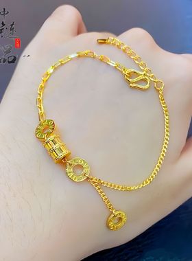 小蛮腰手链女简约气质AB双链光影