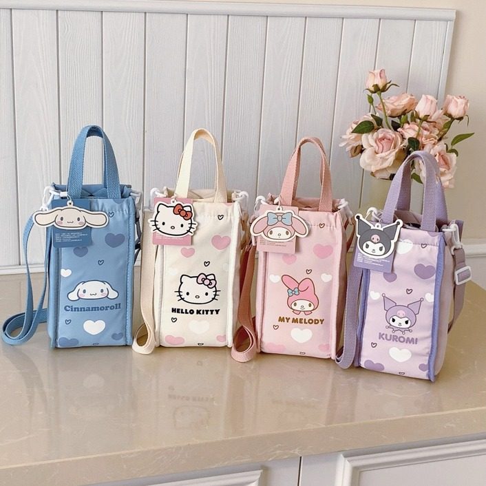 水杯套斜挎包Sanrio三丽鸥杯套手提儿童保温杯通用款便携式水杯袋,餐饮具,杯套,淘宝优惠券,粉丝福利购,淘宝优惠卷