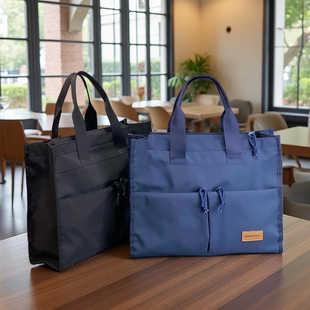 加厚初中学生手拎包手提书袋学生试卷袋文件包上课通勤便携手提包