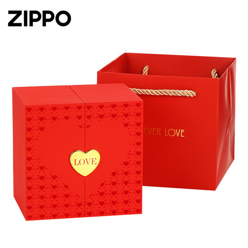 zippo原装玫瑰礼盒套装