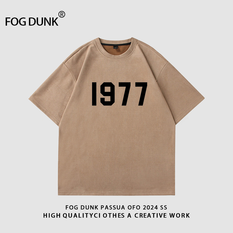 FOG DUNK复线第八季主线新款情侣1977潮牌T恤夏季高街打底男女款