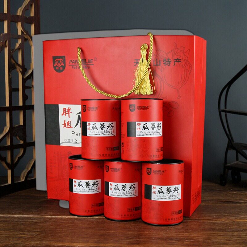 胖姐瓜蒌籽如意礼盒500g送礼佳品奶油味瓜篓子大颗粒罐装安徽特产