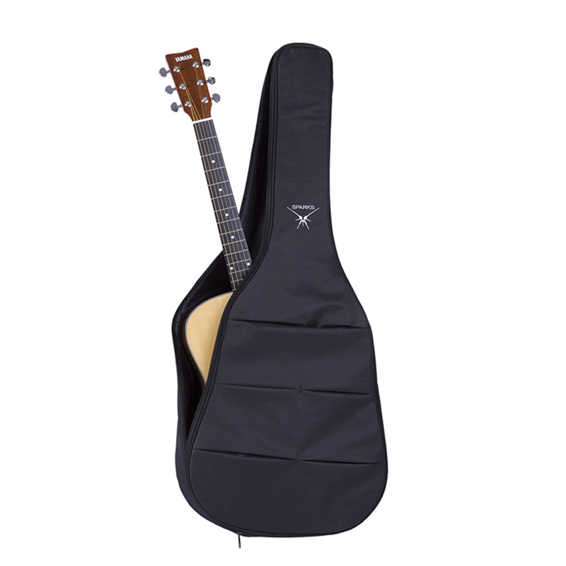 sparks吉他包双肩加厚加棉民谣吉他包41寸帆布琴包木吉他包古典黑