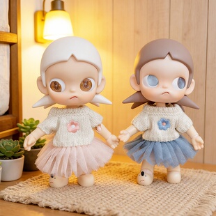 Zsiga向往之处娃衣1/8可动玩偶嘎子姐春季新品小花毛衣纱裙服20cm