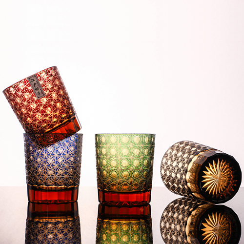 威士忌江户切子手工雕刻