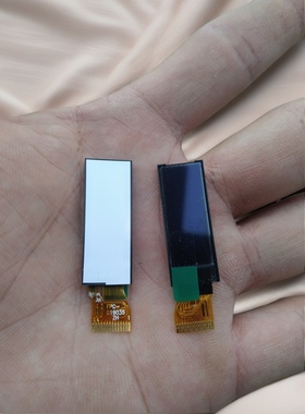 0.91寸OLED液晶显示屏1竖屏FpC-C19035模块裸屏IIC/SPI