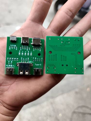 数据线检测板 适用苹果安卓手机Type-c口快充线异常检测器模块