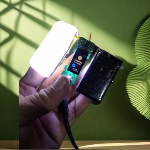 拆机C口充电小显示屏附带太阳能板背光灯配件处理不包好坏Dⅰy