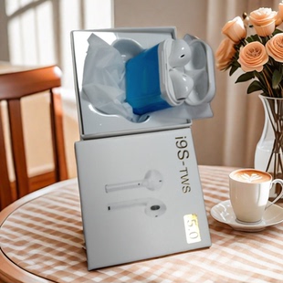 电商下架货电池坏了i9S 蓝牙耳机带充电仓amp通用型 TWS双耳入耳式