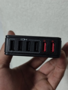 不包好坏 有粘手 diy研究 6口桌面充 65W