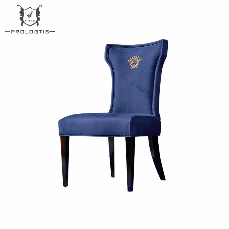 普渃帝斯 后现代意式轻奢范思哲 VERSACE实木椅子真皮餐椅|ruв категории жилой мебели, места категории, Председатель класса, стул - от Buy2taobao.com для оказания профессиональной услуги покупки агента Taobao