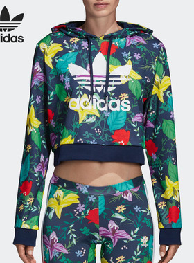 阿迪达斯女子正品运动套头卫衣清仓特价ED6592【国际码 日本码】