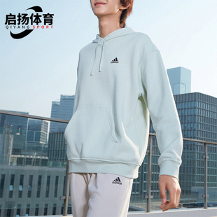 情侣款 Adidas HOODIE LABEL 加绒连帽卫衣IB2711 阿迪达斯正品
