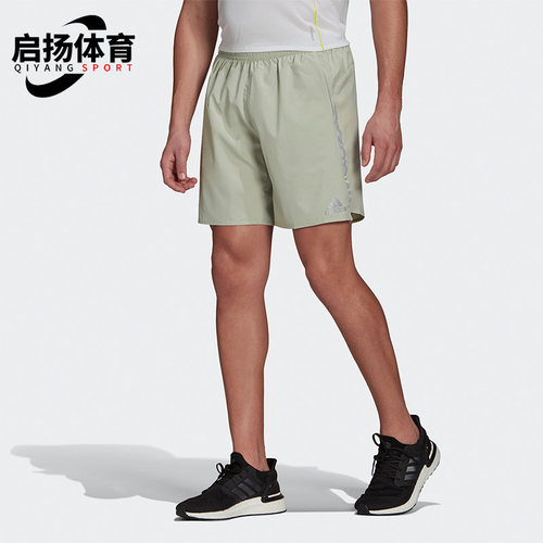 阿迪达斯男子跑步运动短裤
