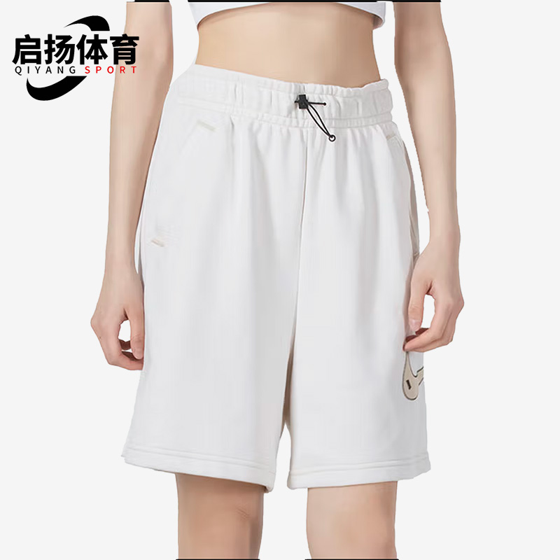 Nike/耐克正品夏季女子运动宽松针织跑步舒适五分短裤 DM6751-030