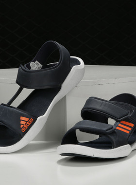 Adidas/阿迪达斯正品 夏季新款儿童鞋魔术贴运动凉鞋 G54800