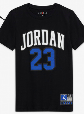 Nike/耐克正品 Jordan 大童印花篮球运动短袖T恤DB7394-100