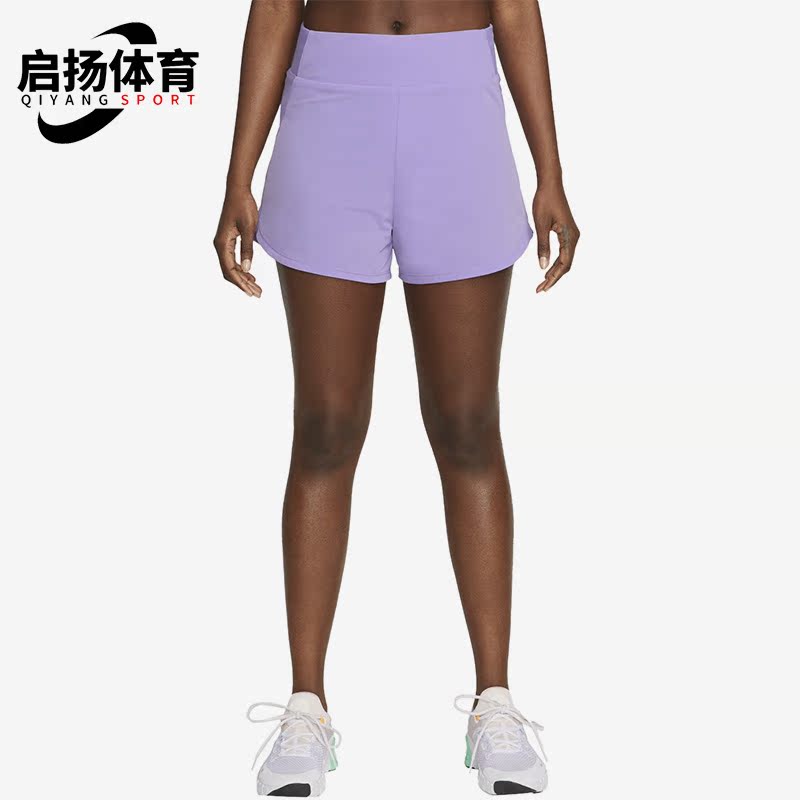 Nike/耐克正品训练透气高腰衬里跑步女子运动短裤DX6019-567