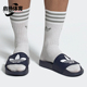 阿迪达斯正品 款 新款 运动拖鞋 Adidas 蓝色夏季 时尚 凉鞋 FU8299