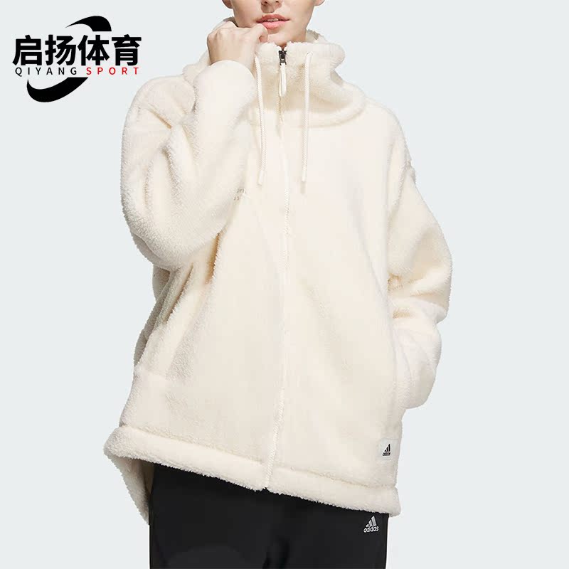 阿迪达斯正品女子加绒外套