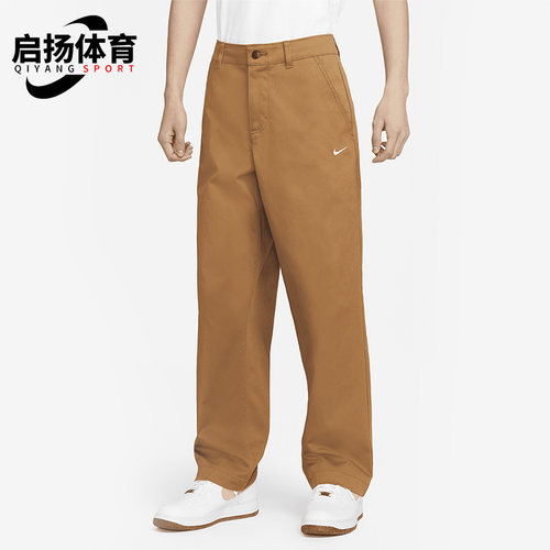 耐克新款男子斜纹布工装休闲长裤