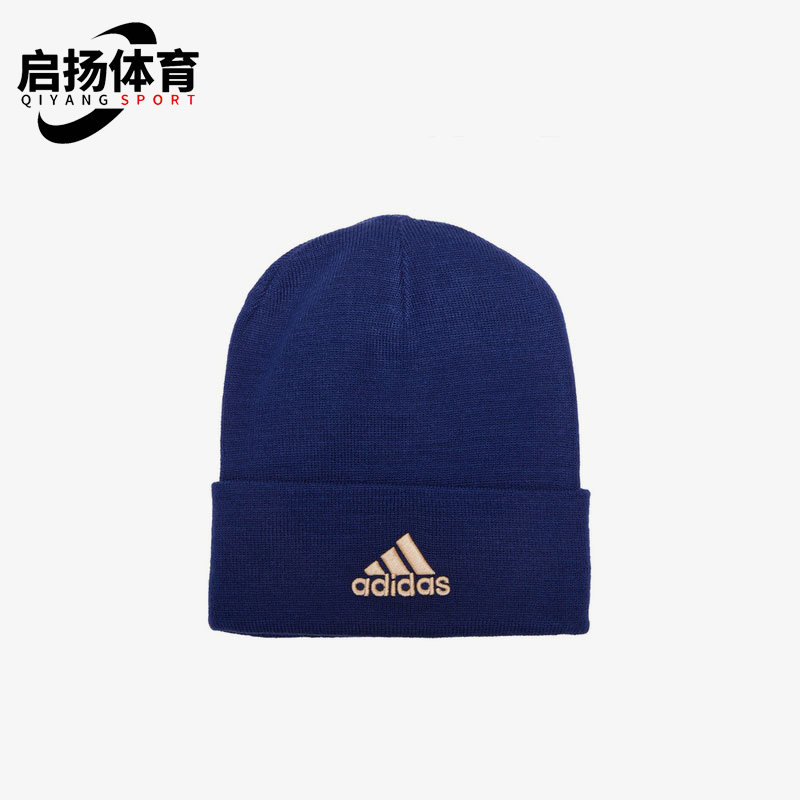 阿迪达斯男女保暖运动训练针织帽图片