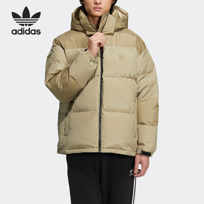 Adidas/阿迪达斯正品三叶草男子休闲保暖运动羽绒服HS3481