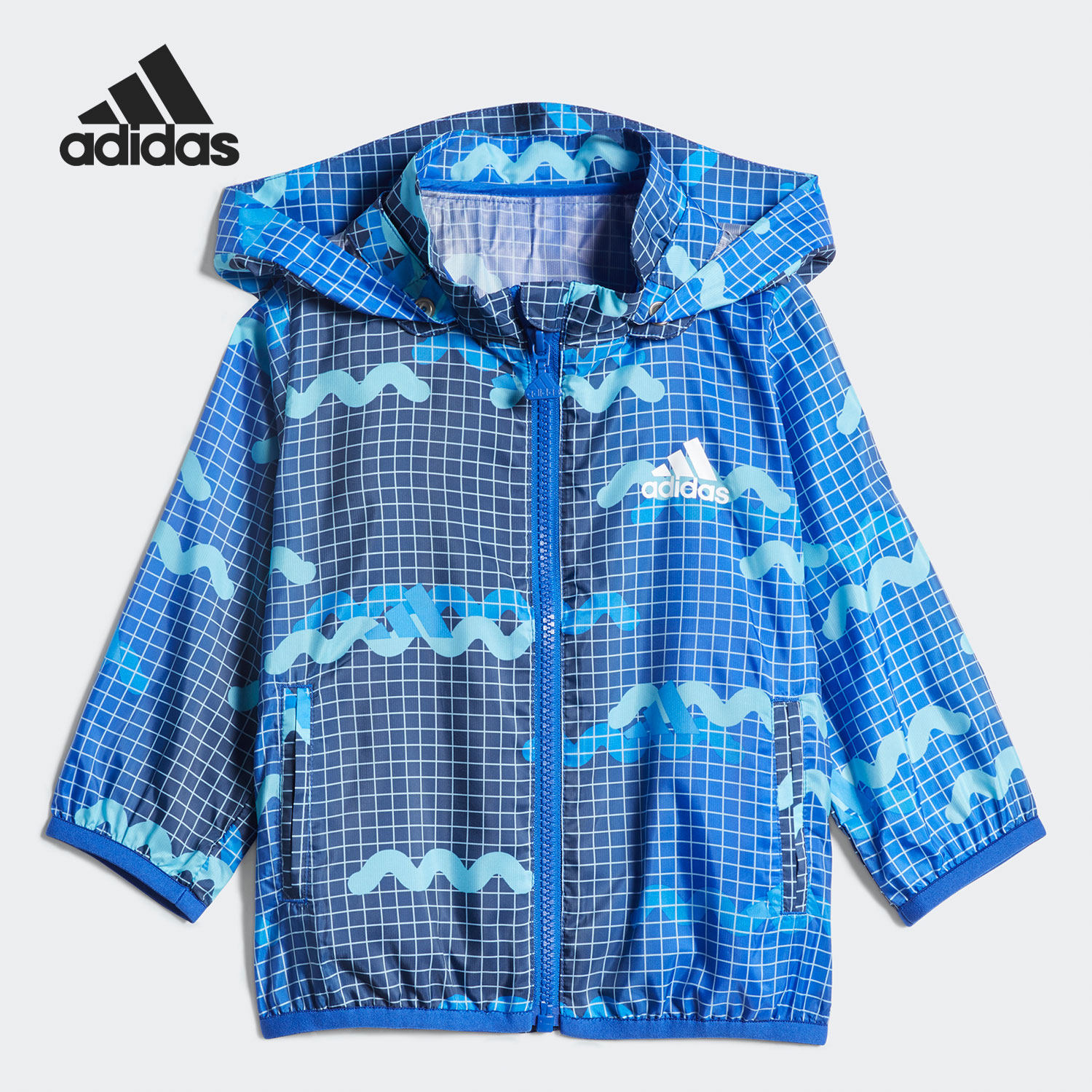 Adidas/阿迪达斯正品新款小童连帽长袖运动夹克外套 GP0355,童装/婴儿装/亲子装,普通外套,淘宝优惠券,粉丝福利购,淘宝优惠卷