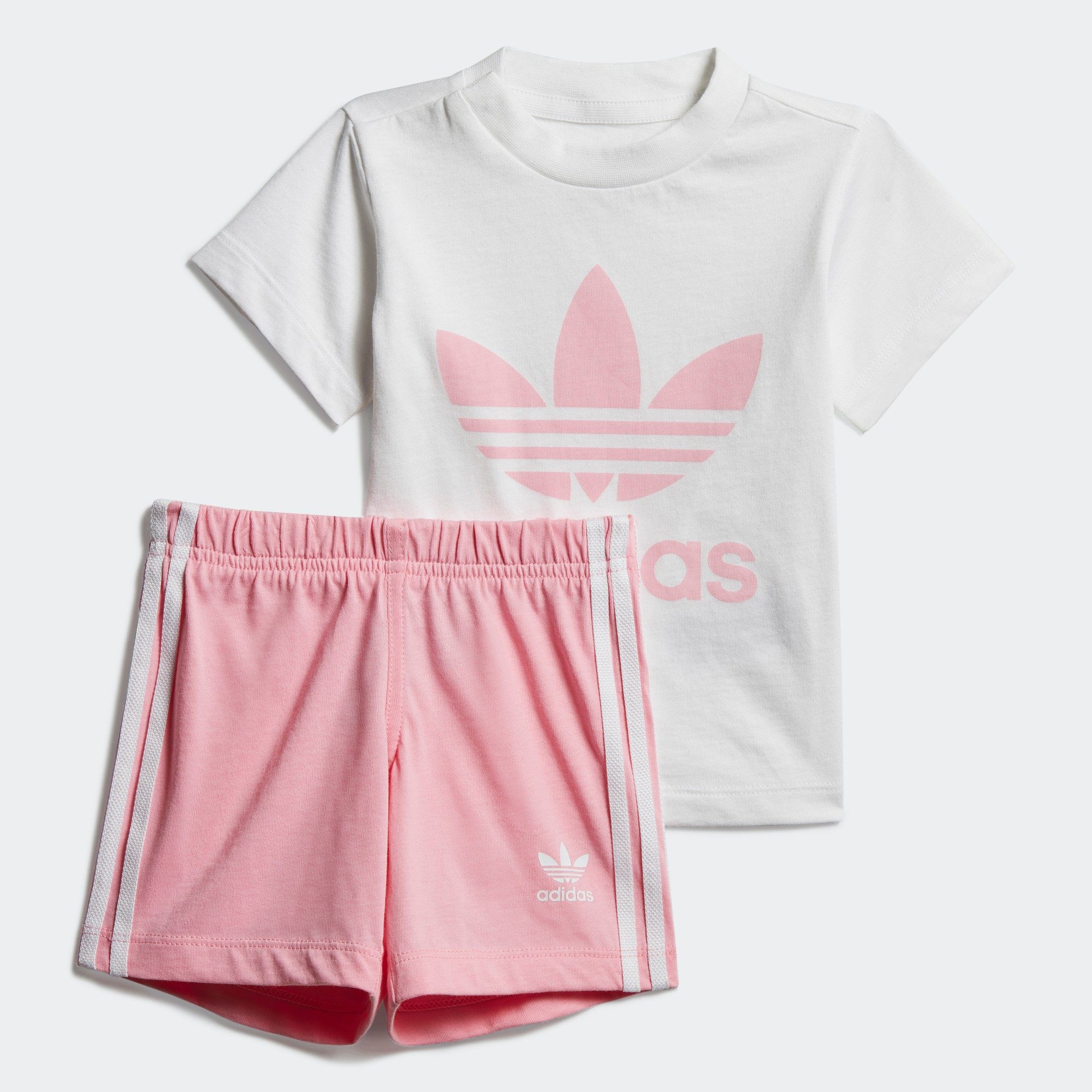 Adidas/阿迪达斯正品 男女婴童SHORT TEE SET短袖T恤套服 DV,童装/婴儿装/亲子装,套装,淘宝优惠券,粉丝福利购,淘宝优惠卷