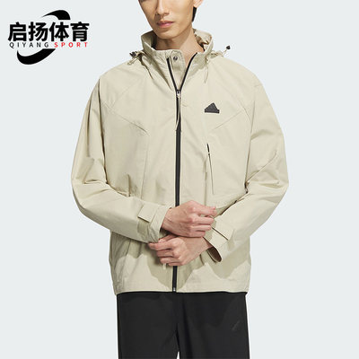 Adidas/阿迪达斯正品新款男子梭织连帽夹克外套IP4924