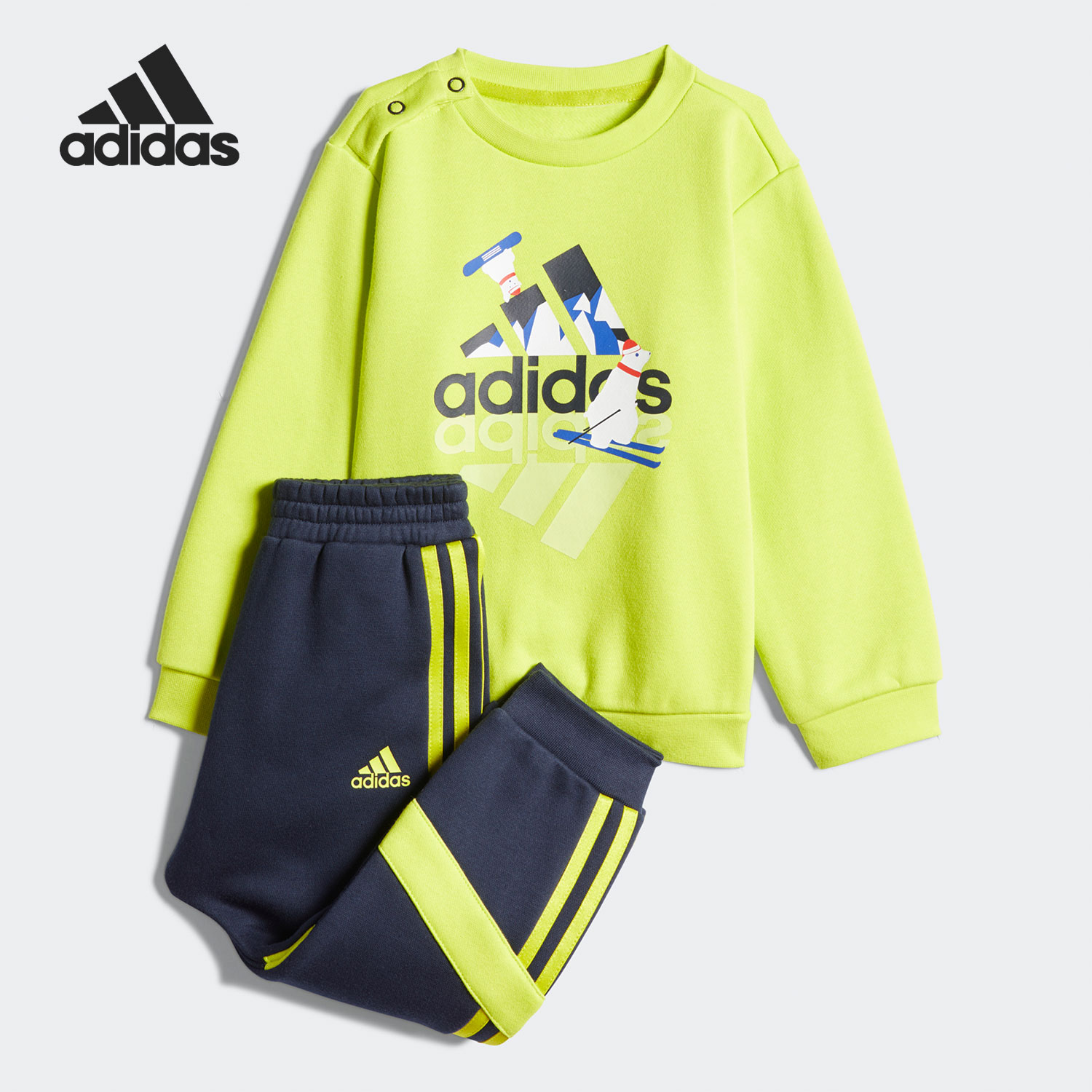 阿迪达斯婴幼童训练运动套装