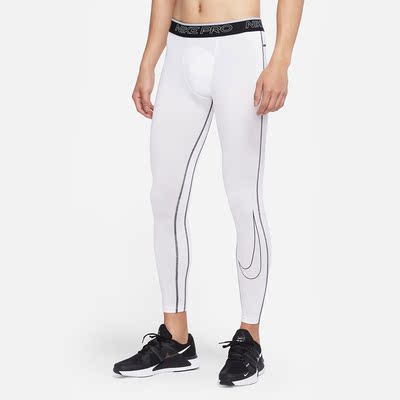 正品男子训练紧身长裤耐克