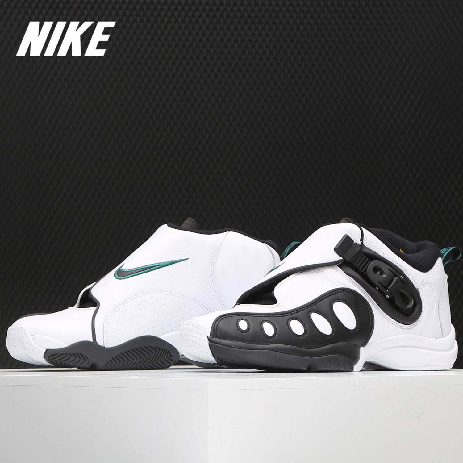 Nike/耐克正品新款ZOOM GP黑白手套加里佩顿男子篮球鞋AR4342