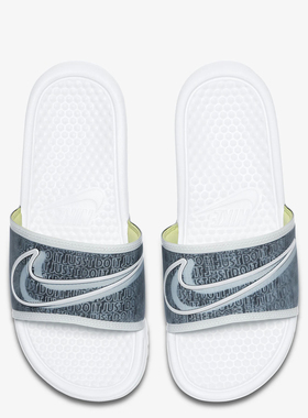 Nike/耐克正品 WMNS BENASSI LX 女子休闲运动变色拖鞋BQ5173-100