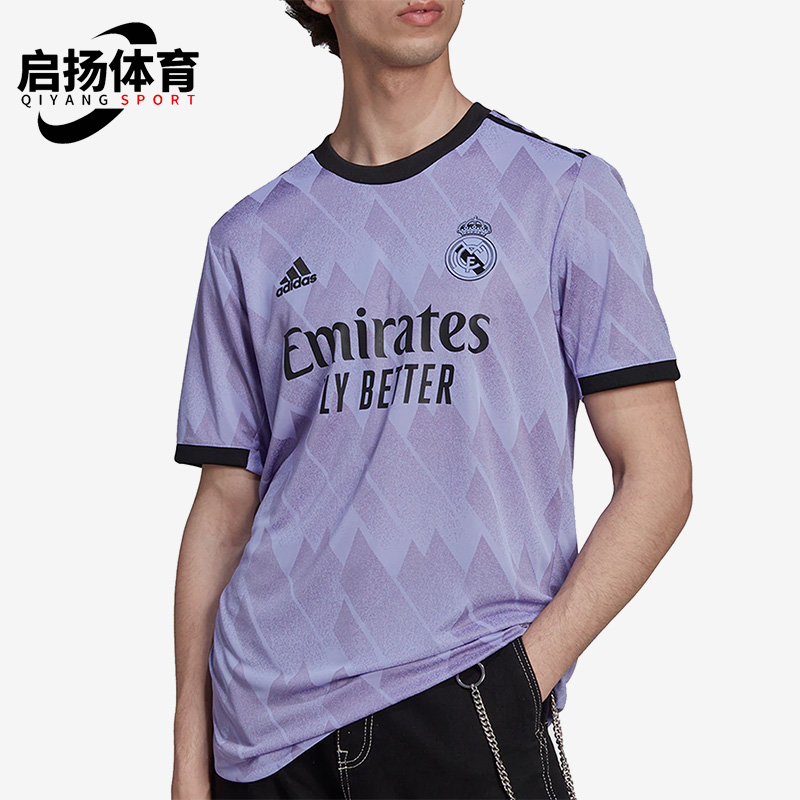 Adidas/阿迪达斯正品REAL A JSY AU皇马球员版男休闲足球服H18492