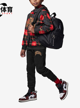 Nike/耐克正品新款Jordan Essentials Plaid小童套装FB9442-010