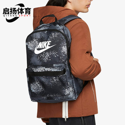 Nike/耐克正品户外休闲男女时尚梭织印花运动双肩背包 DH9466-068