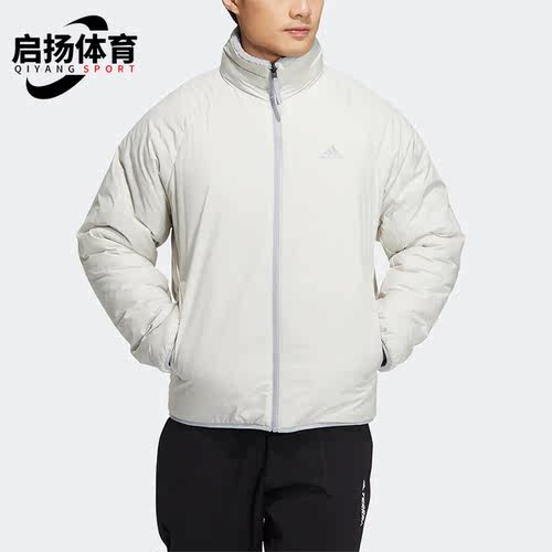 阿迪达斯双面穿男女运动棉外套