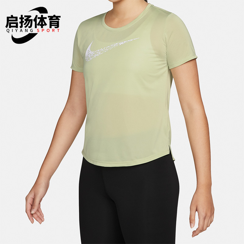 Nike/耐克正品夏季新款女子运动透气圆领短袖T恤 DM7778-371