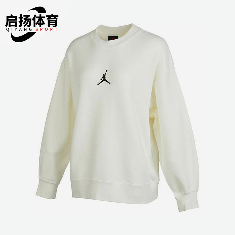 Nike/耐克正品JORDAN新款女子圆领加绒套头卫衣FD4803-133