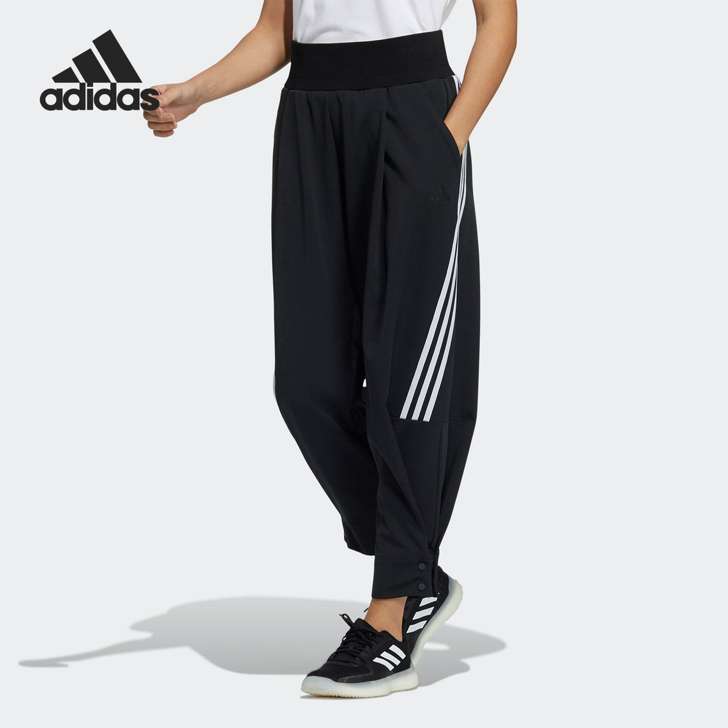 Adidas/阿迪达斯正品休闲女子时尚潮流舒适运动长裤 H09668,运动服/休闲服装,运动长裤,淘宝优惠券,粉丝福利购,淘宝优惠卷