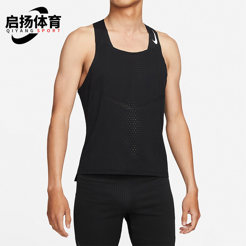 Nike/耐克正品新款男子跑步健身训练圆领背心无袖T恤 DM4625-010