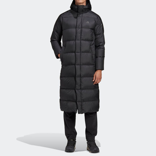 Adidas/阿迪达斯正品春季男子长款休闲保暖运动羽绒服GE9995