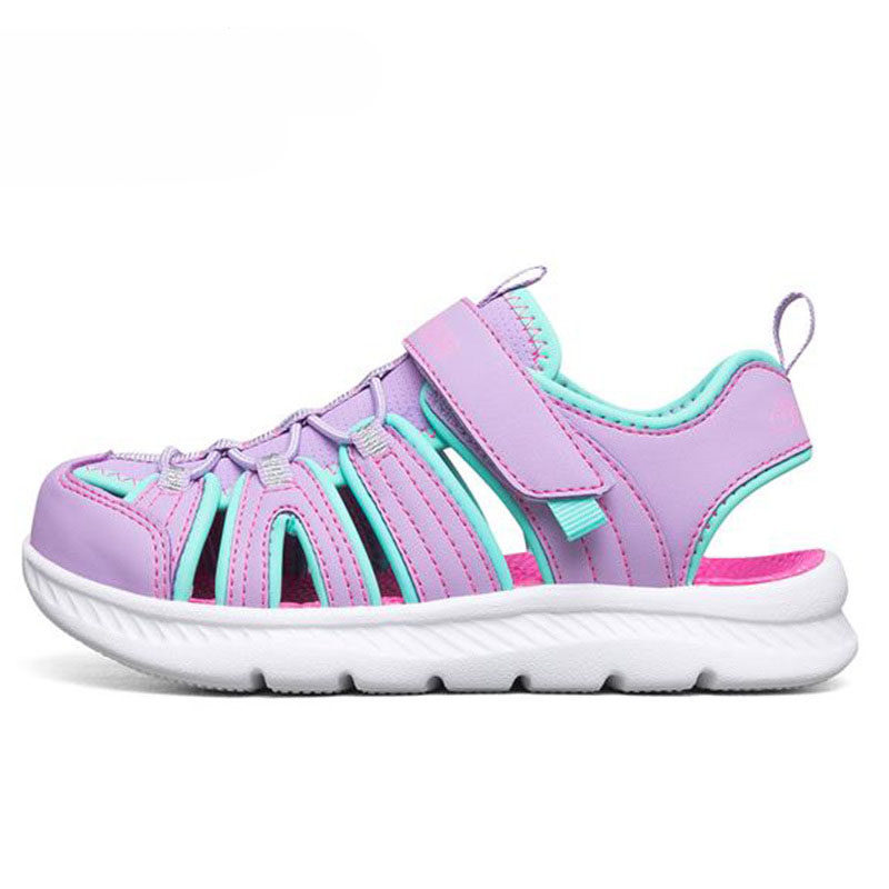 Skechers/斯凯奇正品夏季大童包头护脚渔夫运动休闲凉鞋,童鞋/婴儿鞋/亲子鞋,凉鞋,淘宝优惠券,粉丝福利购,淘宝优惠卷