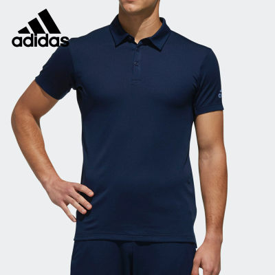 Adidas/阿迪达斯正品夏季透气冰风男子网球短袖POLO衫 DU8413