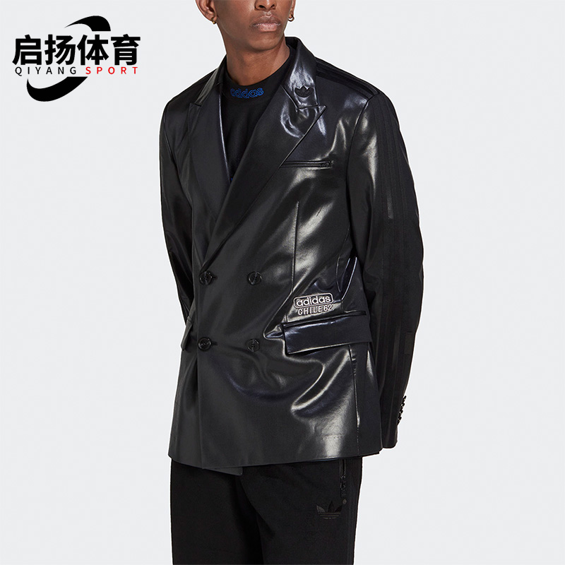 阿迪达斯男运动休闲防风西装外套