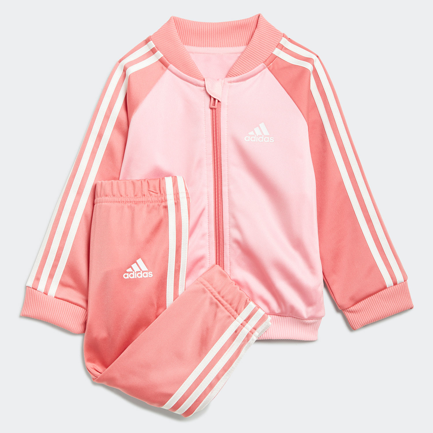 Adidas/阿迪达斯正品幼儿休闲外套长裤两件套运动套装 GN3948