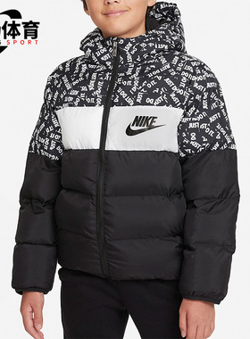 Nike/耐克 正品PUFFER休闲大童时尚运动舒适保暖棉服 HA5142-023