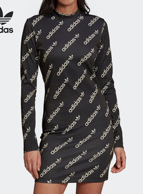 Adidas/阿迪达斯正品三叶草新款女子运动连衣裙HM4892